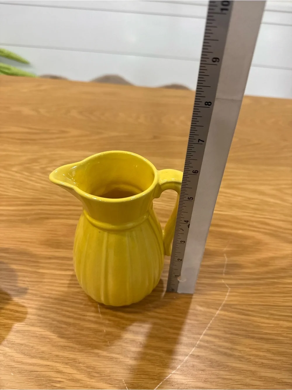 Yellow Ceramic Pitcher and Sugar Jar Set - Bright Yellow Home Kitchen Serveware